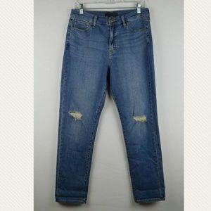 Uniqlo 28 Skinny Straight High Rise Denim Jeans